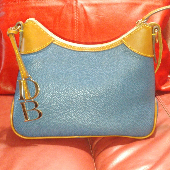 Dooney & Bourke Leather Hobo Shoulder Bag - Picture 2 of 12